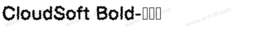 CloudSoft Bold字体转换